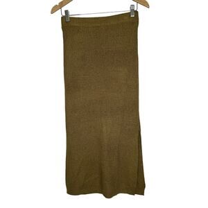 Nyland Sweater Midi Skirt Tan Medium